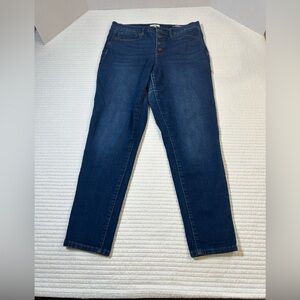 Nicole Miller Jeans. SoHo High Rise Skinny. Button Fly. Size 12.